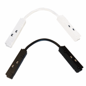 Електро конектор за магнетна шина Црн/Бел