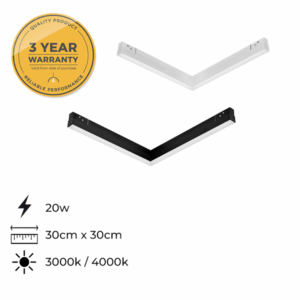 LUCCA90 - Аголна Магнетна Светилка таван-таван