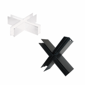X спојка за НАДГРАДНА Магнетна шина Црна/Бела