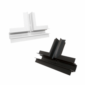 T спојка за УГРАДНА Магнетна шина Црна/Бела