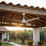 tavanski ventilator bel bez svetlo