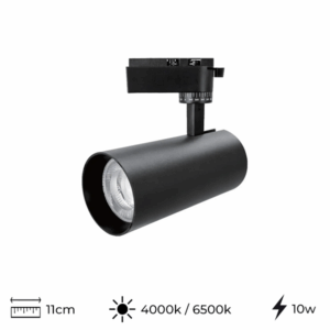 ЛЕД рефлектор за шина 10w Црн 4000k/6500k