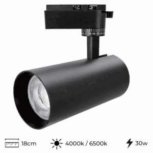 ЛЕД рефлектор за шина 30w Црн 4000k/6500k