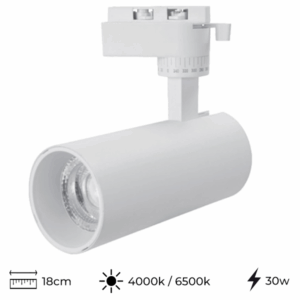 ЛЕД рефлектор за шина 30w Бел 4000k/6500k