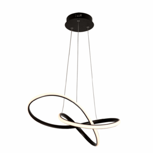 Gordius Black - Висечки лустер LED 48w 3000k