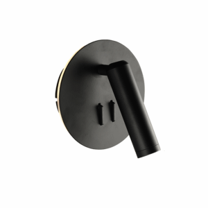 Zeus - Ѕидна светилка црна LED 7w 3000k