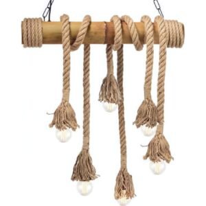 Merlin - Висечки лустер Бамбус  6*Е27