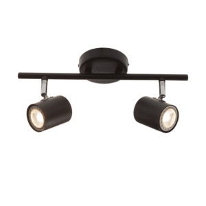 Suh 2 - Спот Светилка 2*GU10 Црна