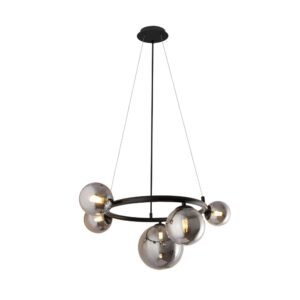 Blaire Smoke – Црн Висечки лустер 5*G9