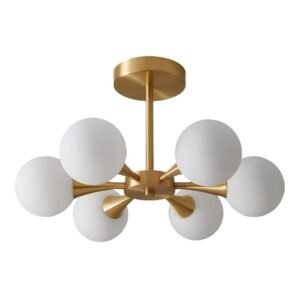 Isabella - Златен Плафонски Лустер 6*Е27