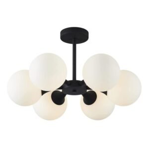 Isabella - Црн Плафонски Лустер 6*Е27
