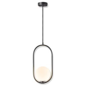 DeLuce - Црн Висечки Лустер 1*E27