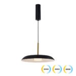 Nudo Black - LED Висечки лустер единечен 11w 3CCT Ф36cm