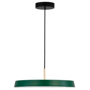 Vetro - LED висечки кружен лустер Зелен 37w Ф50