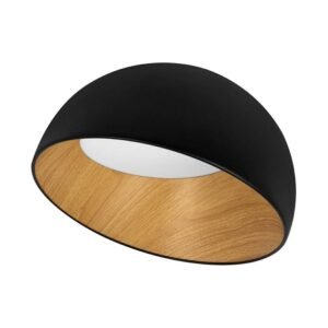 Barkley - Плафоњерка Црна / Дрво 3*Е27 Ф35