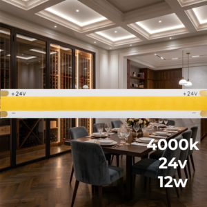 COB ЛЕД лента 12w-1320lm/m 24v 4000k