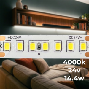 ЛЕД лента 14,4w - 1920lm/m 24v 4000k