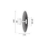 Lofty - LED Ѕидна светилка златна 8w 2700k - Image 3