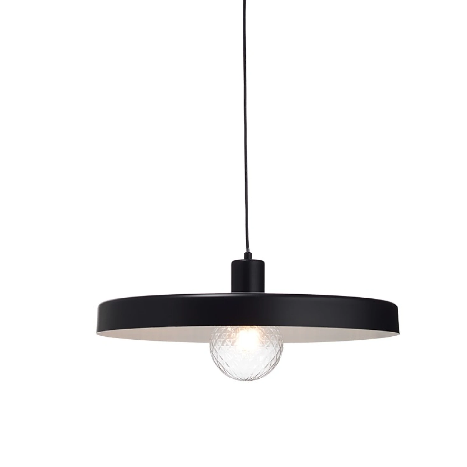 OD5392MBK-1500x1500 Domenica - Висечки лустер Црн 1*E27 Ф50 - Image 1