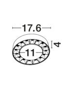 Convex - Плафонски спот IP65 Црн 14w ЛЕД - Image 3