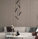 Ballet – Висечки лустер кружен ЛЕД 3000K 26W златна црна - Image 2
