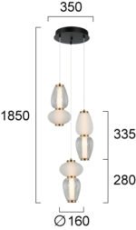 Shiny – Висечки лустер кружен 3000K ЛЕД 23W - Image 4