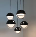 Zirea – Висечки лустер кружен ЛЕД 3000K 30W црн - Image 2