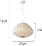 Bola – Висечки лустер 3000K LED + E27 - Image 3
