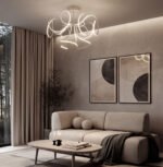 Ivana – Плафонска светилка 3000K ЛЕД 53W light brown - Image 2