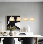 Luxe – Висечки лустер линиски ЛЕД 3000K 46W месинг - Image 2