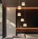 Luxe – Висечки лустер кружен ЛЕД 3000K 57W Месинг - Image 2