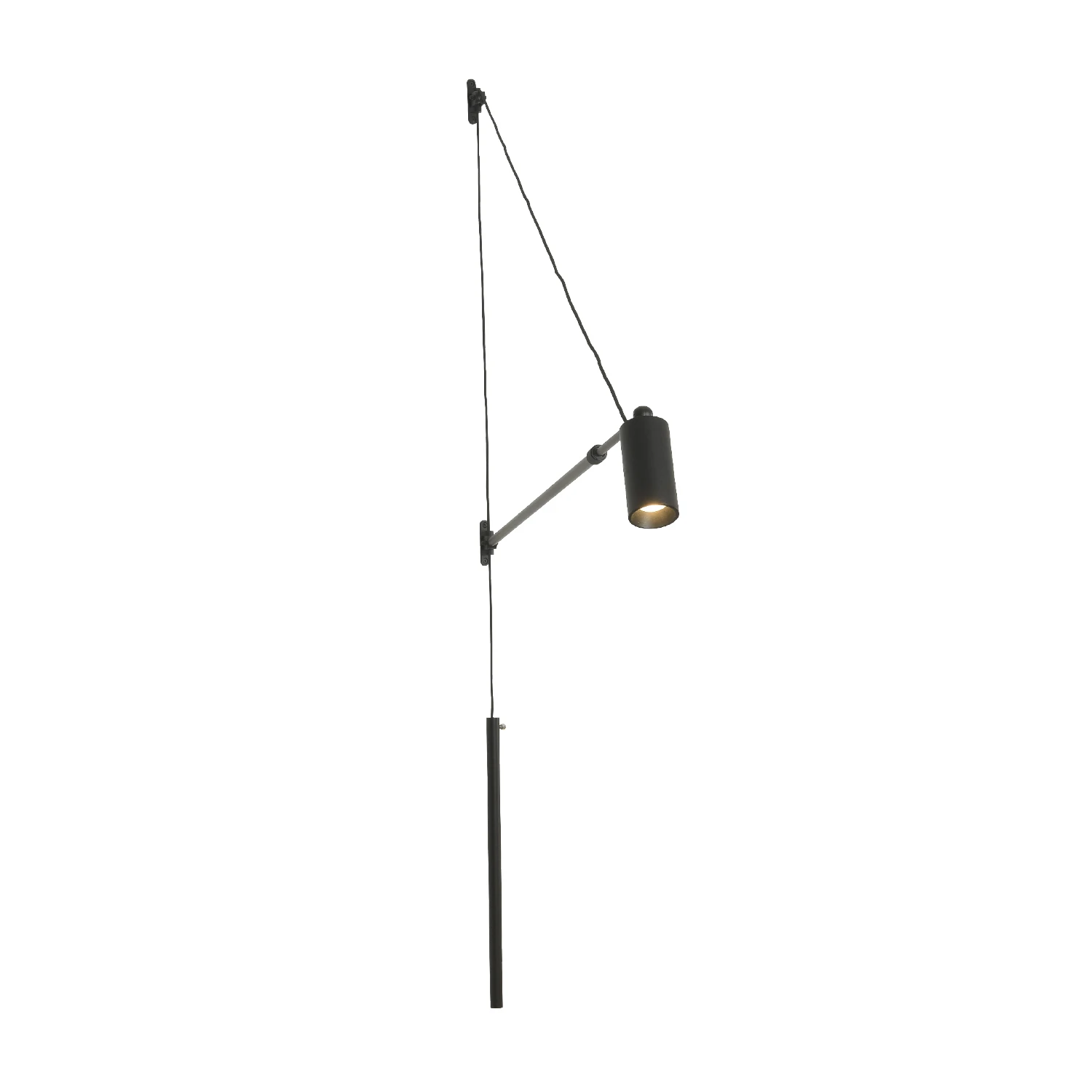 MM Lux ACA OKN5014WBK Bella – Ѕидна светилка ЛЕД 3000K 6W црна - Image 1