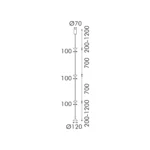 Sundrop – Висечки лустер ЛЕД 3000K 12W таван/под - Image 3
