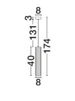 Brielle - Единечен Лед Лустер 6w - Image 7