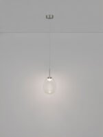 Brita - Единечен ЛЕД лустер 4w 3000к никел - Image 3