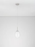 Brita - Единечен ЛЕД лустер 4w 3000к никел - Image 4