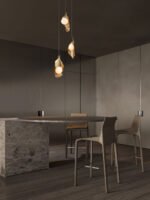 Malory 3 - Висечки лустер кружен 12w златен - Image 2