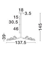 Greta S - Висечки лустер Антик 34w - Image 7