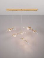 Avesa - Висечки ЛЕД лустер линиски 27w 3000k златен - Image 4