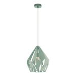 CARLTON-b - Единечен висечки лустер пастел зелен