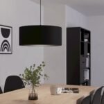 Maserlo Black - Висечки лустер текстилен црн 1*Е27 - Image 2