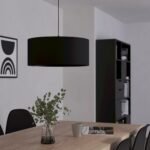 Maserlo Black - Висечки лустер текстилен црн 1*Е27 - Image 3