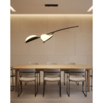 Leaf - Црн Висечки ЛЕД лустер 45w 3000k - Image 3